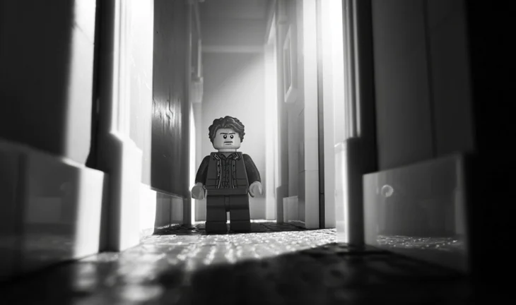 a lego man 