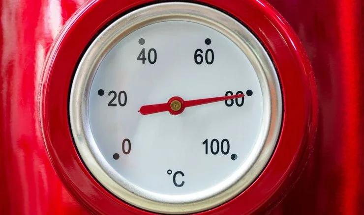 a thermometer